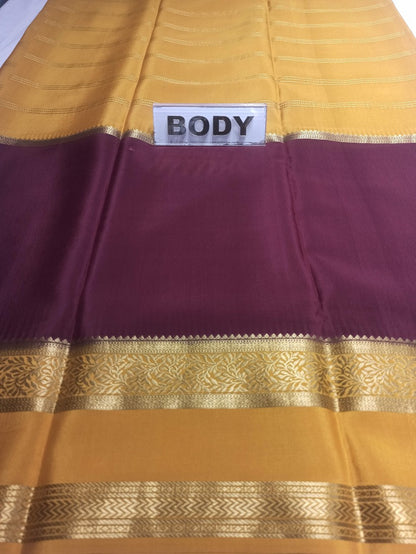 Pure Mysore Silk Saree.