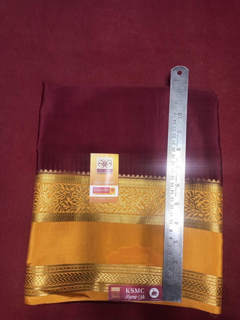 Pure Mysore Silk Saree.