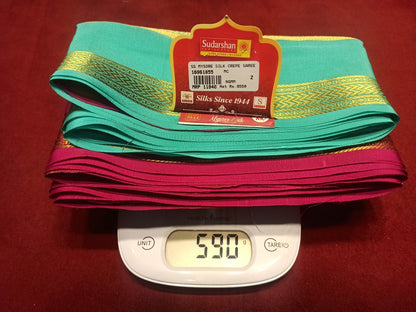 Pure Mysore Silk Saree.