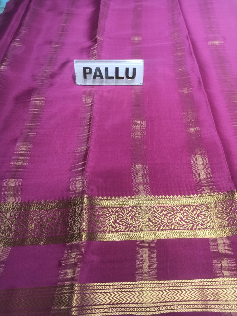 Pure Mysore Silk Saree.
