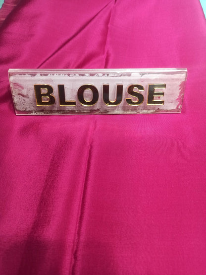 Pure Mysore Silk Saree.