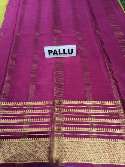 Pure Mysore Silk Saree.
