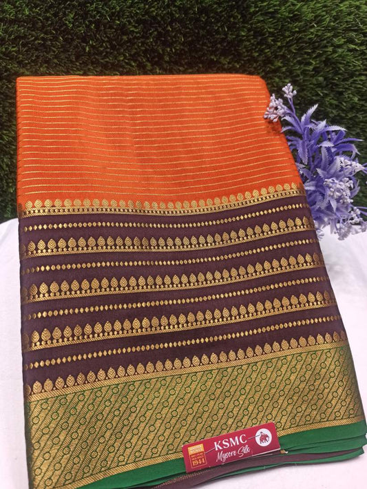 Pure Mysore Silk Saree.