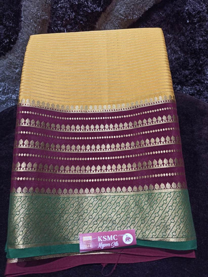 Pure Mysore Silk Saree.