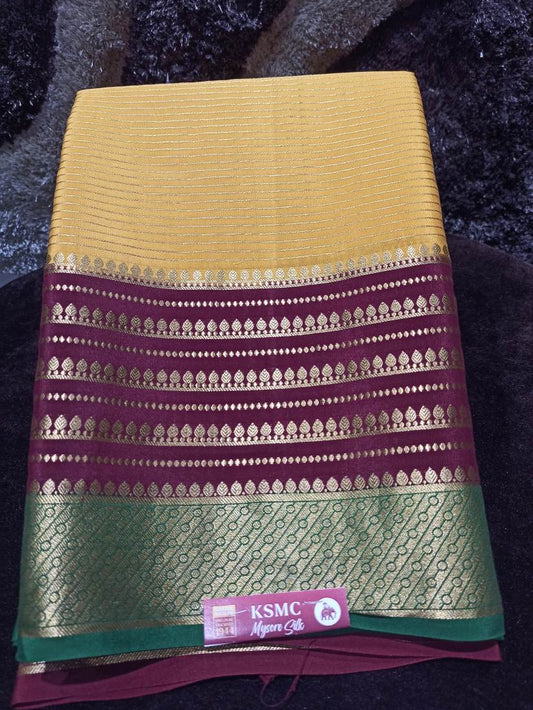 Pure Mysore Silk Saree.