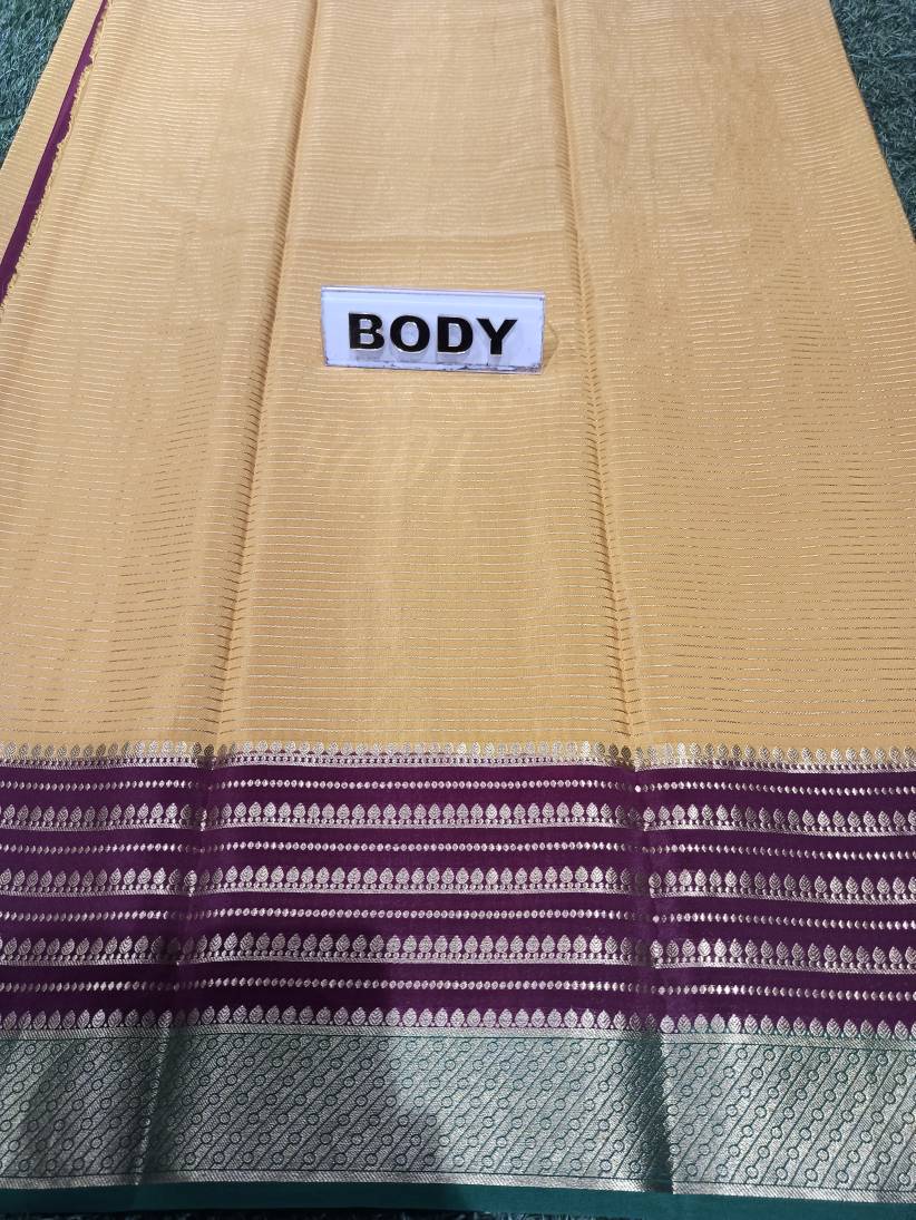 Pure Mysore Silk Saree.
