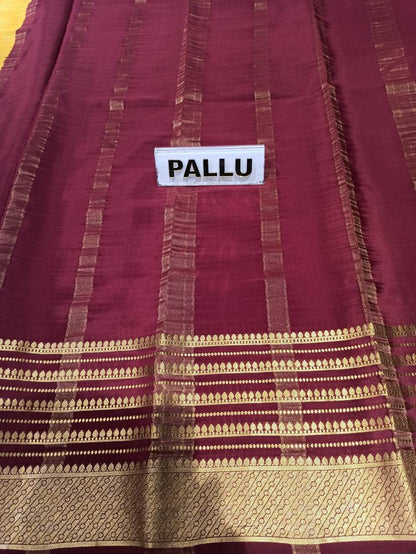 Pure Mysore Silk Saree.