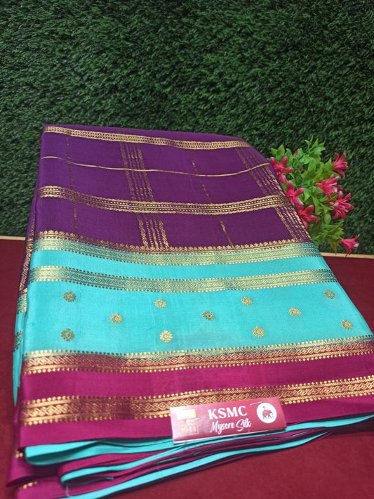 Pure Mysore Silk Saree.