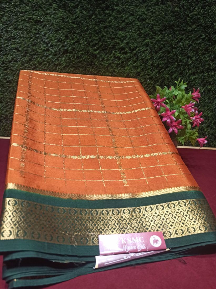 Pure Mysore Silk Saree.