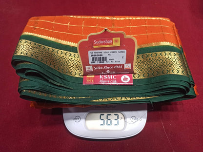 Pure Mysore Silk Saree.