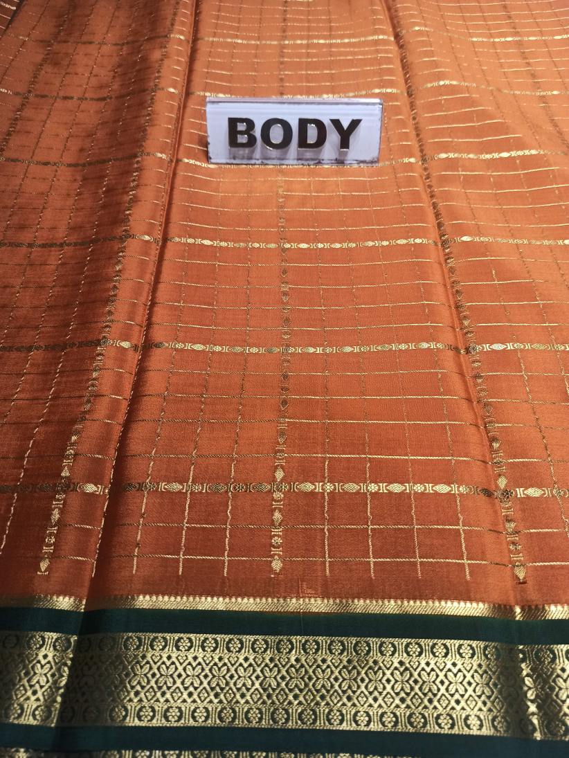 Pure Mysore Silk Saree.