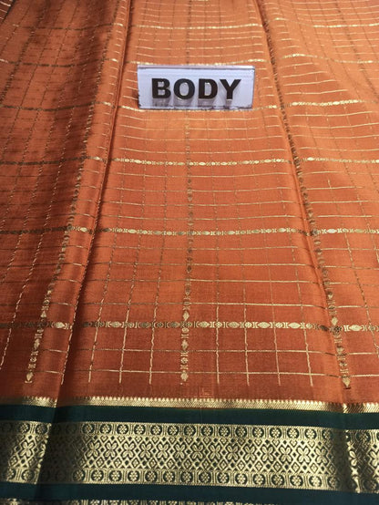 Pure Mysore Silk Saree.