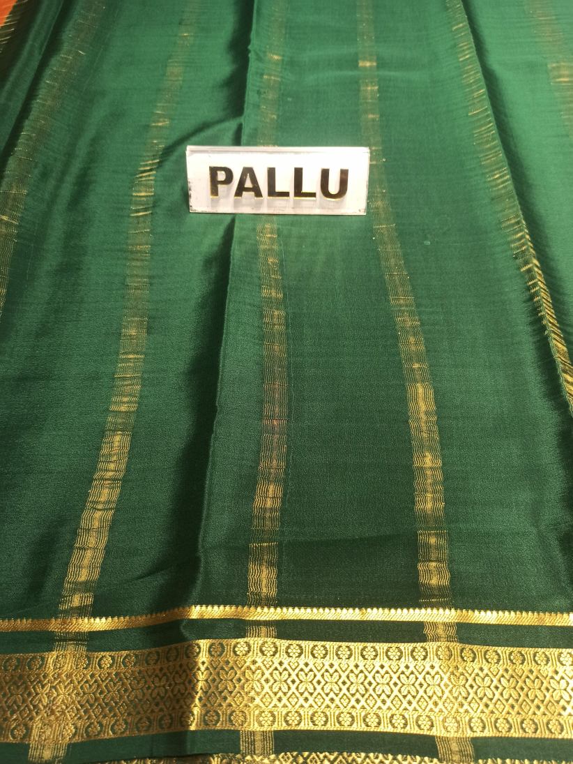 Pure Mysore Silk Saree.