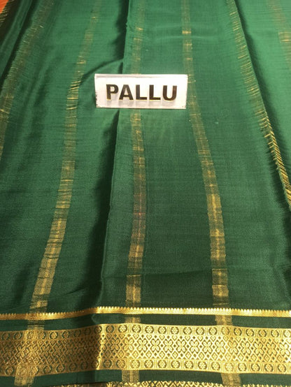 Pure Mysore Silk Saree.