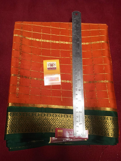 Pure Mysore Silk Saree.