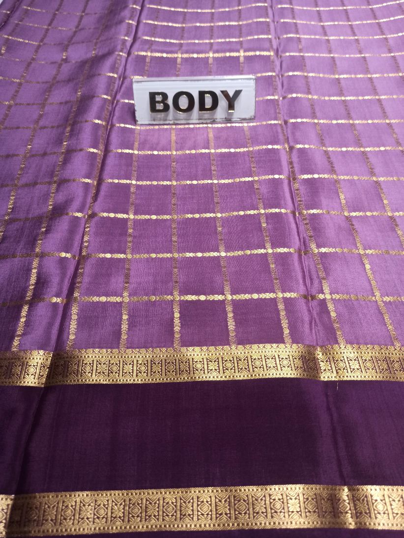 Pure Mysore Silk Saree.