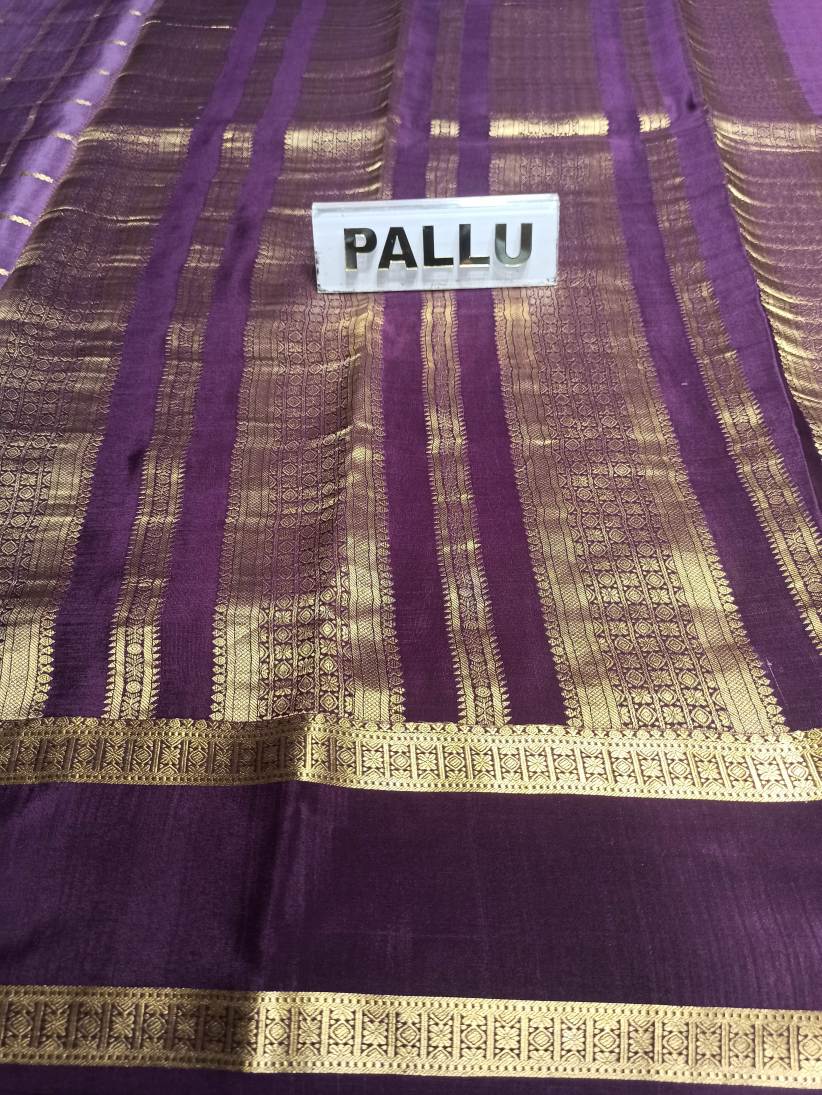 Pure Mysore Silk Saree.