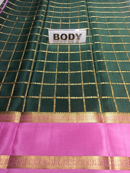 Pure Mysore Silk Saree.