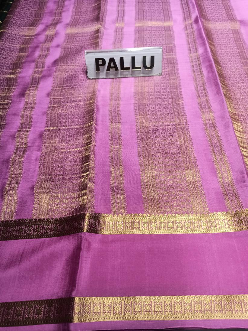 Pure Mysore Silk Saree.