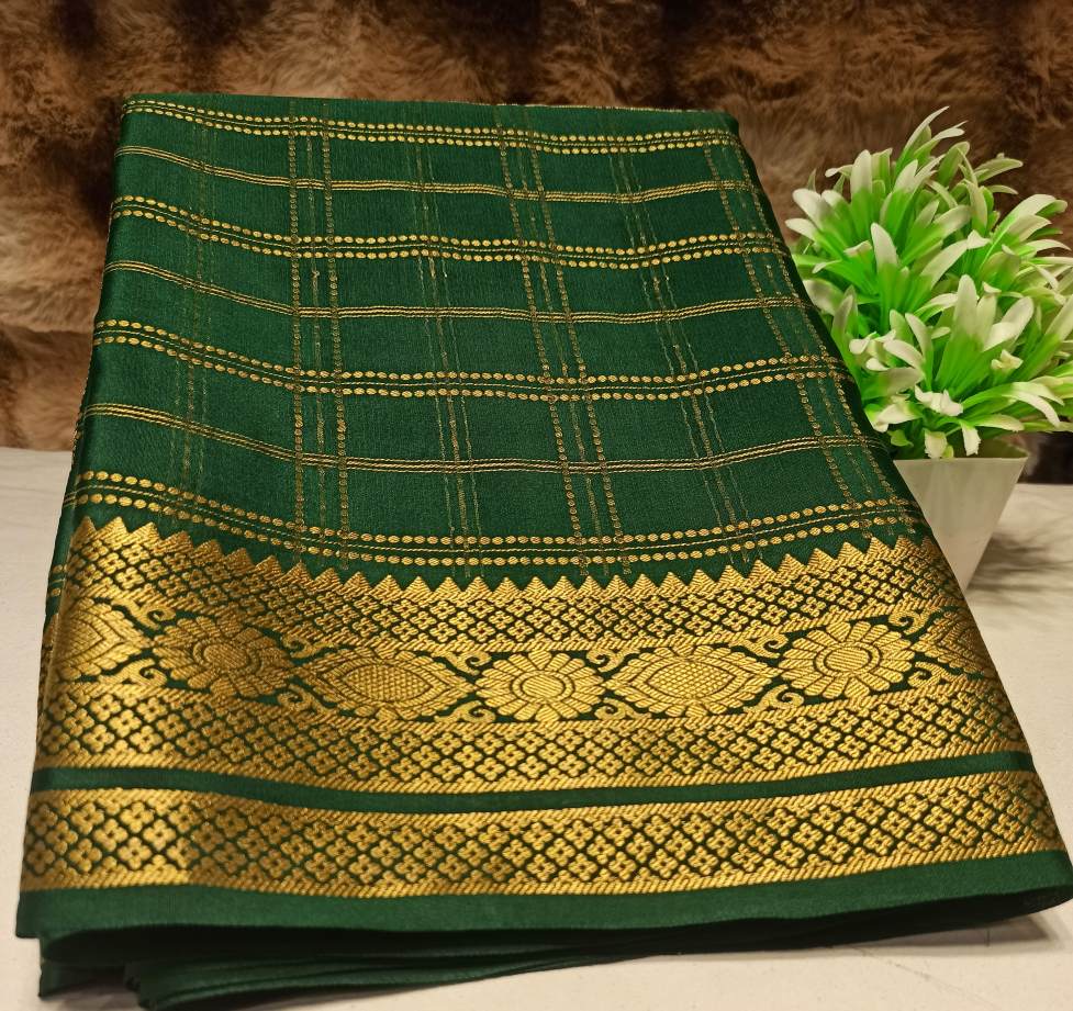 Pure Mysore Silk Saree.
