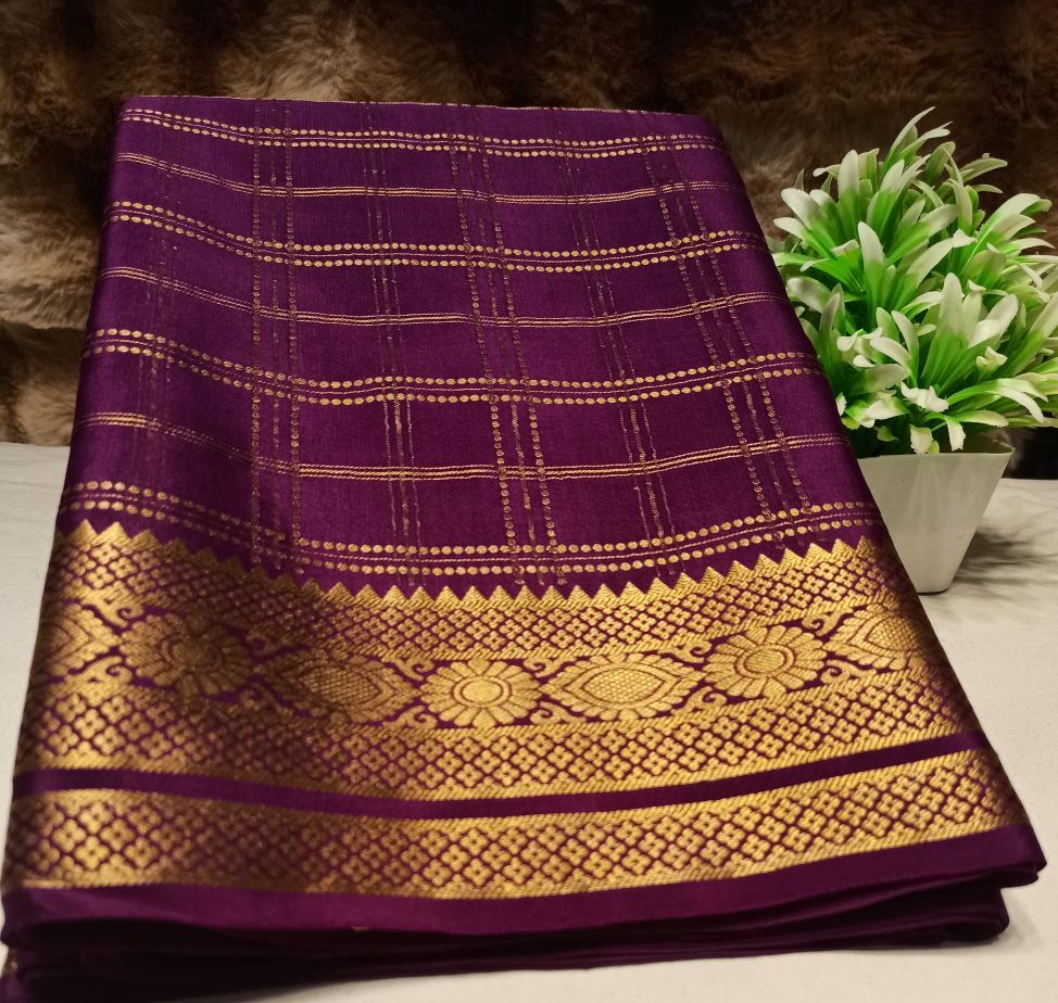 Pure Mysore Silk Saree.