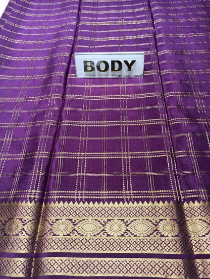 Pure Mysore Silk Saree.