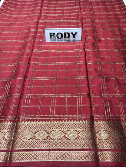 Pure Mysore Silk Saree.