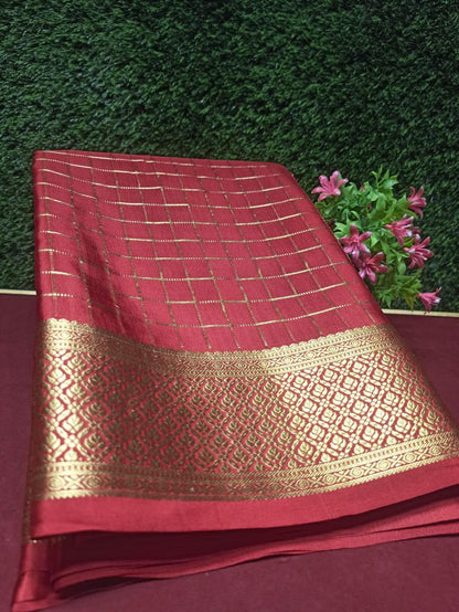 Pure Mysore Silk Saree.