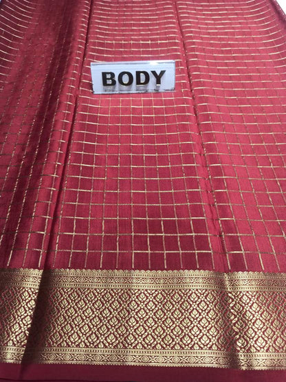 Pure Mysore Silk Saree.