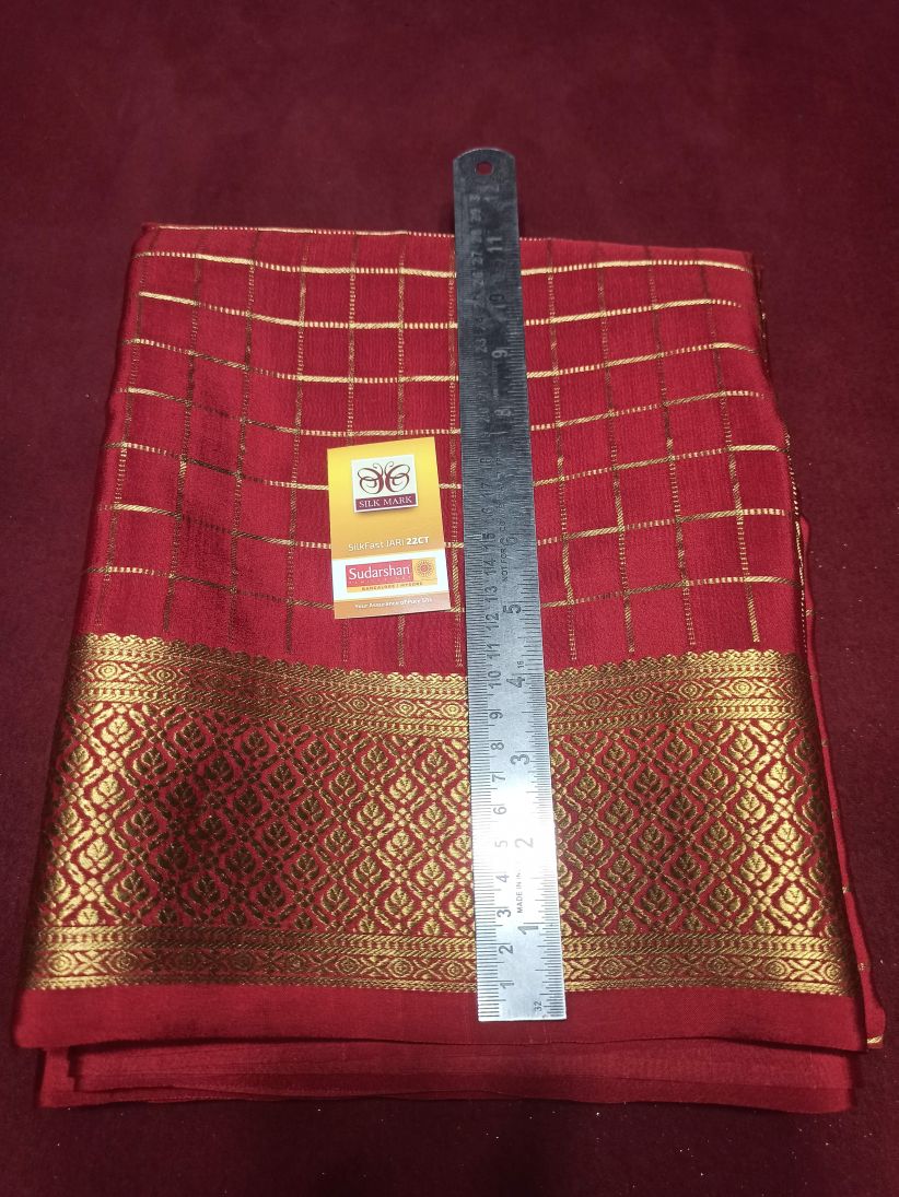 Pure Mysore Silk Saree.