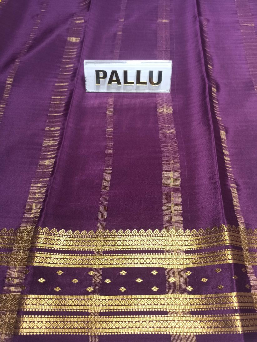 Pure Mysore Silk Saree.