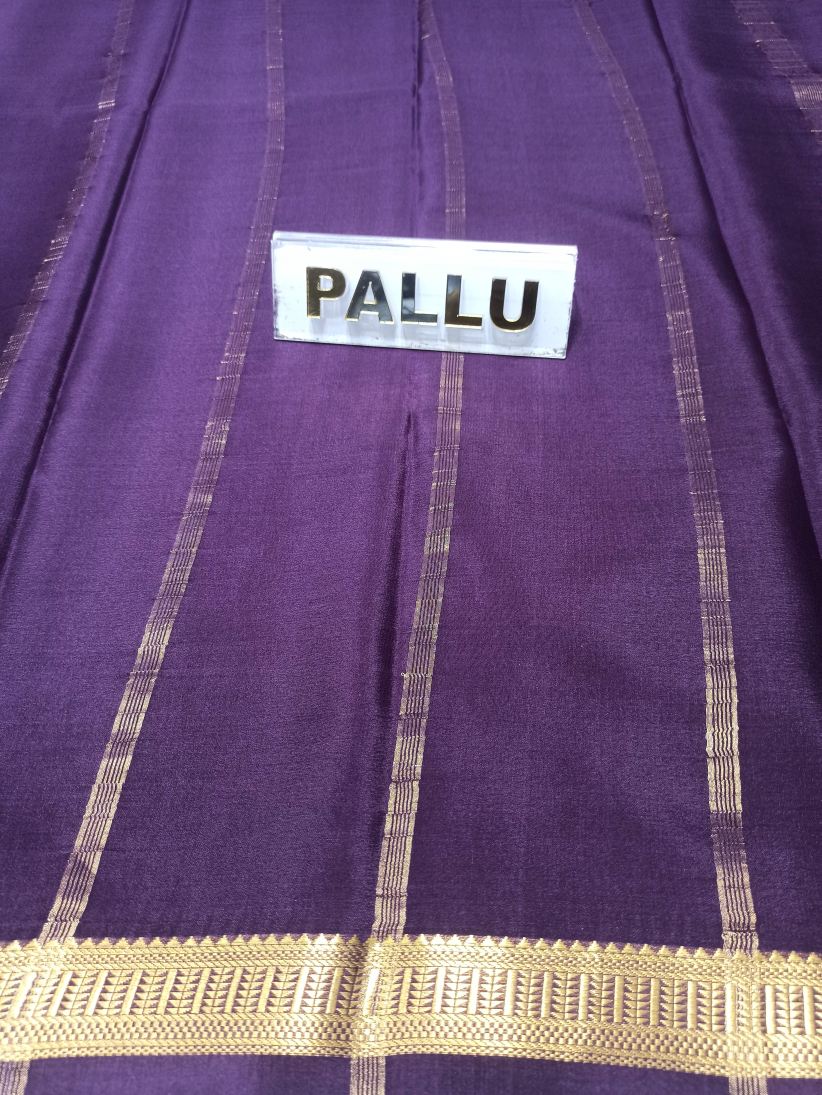 Pure Mysore Silk Saree (60 Grams )