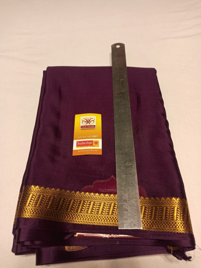 Pure Mysore Silk Saree (60 Grams )