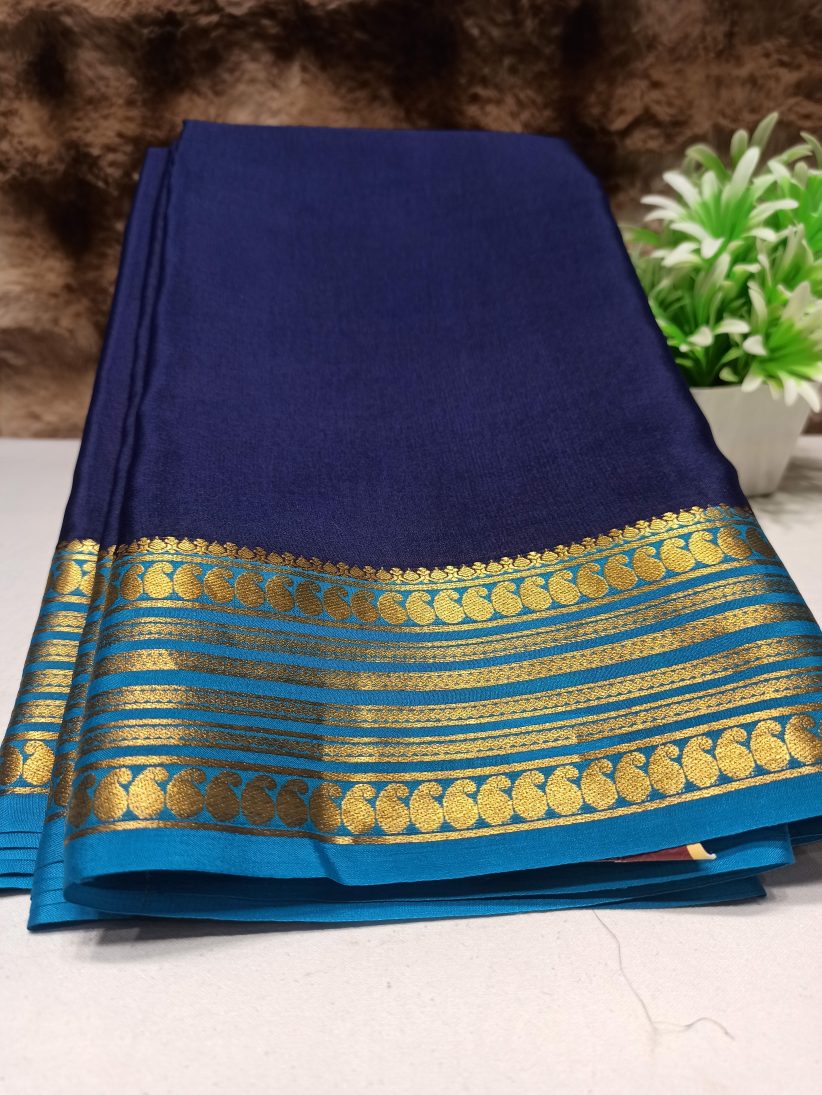 Pure Mysore Silk Saree (60 Grams )