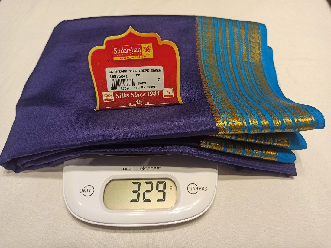 Pure Mysore Silk Saree (60 Grams )