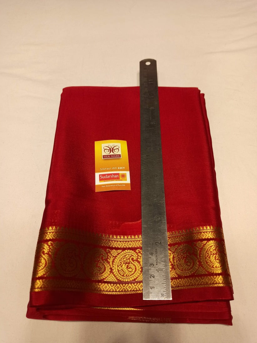 Pure Mysore Silk Saree (60 Grams )