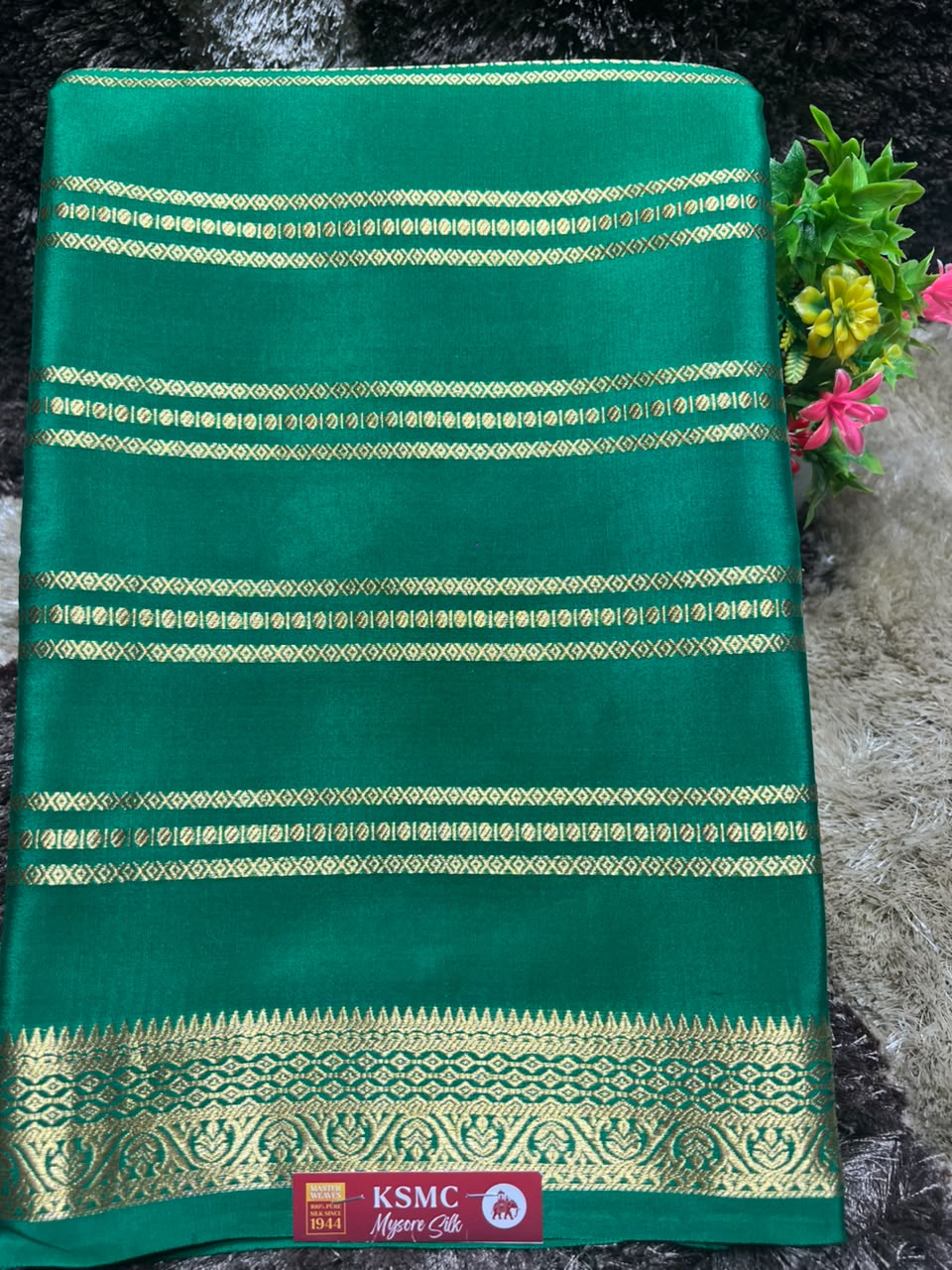 Pure Mysore Silk Saree.