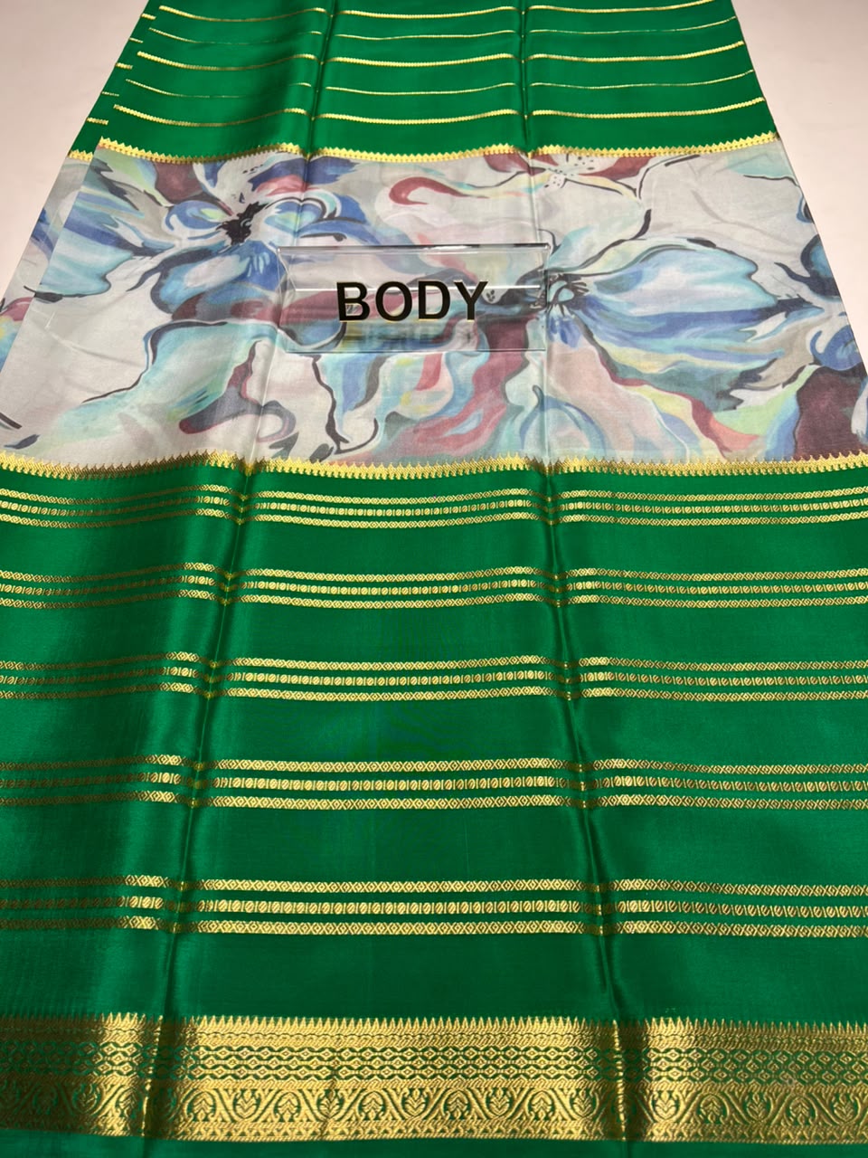 Pure Mysore Silk Saree.