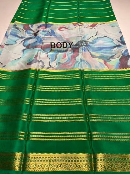 Pure Mysore Silk Saree.