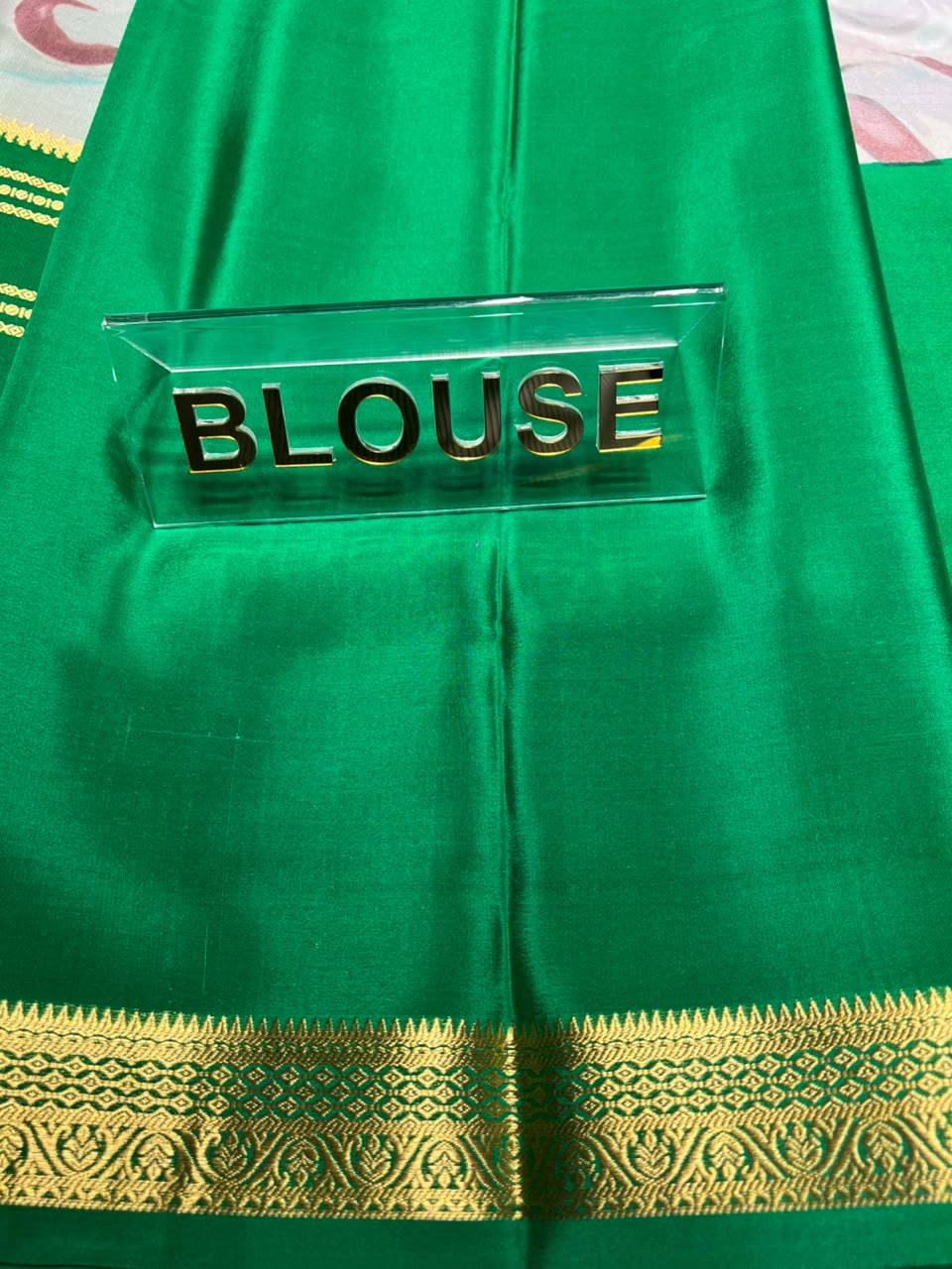 Pure Mysore Silk Saree.