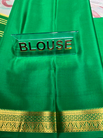 Pure Mysore Silk Saree.