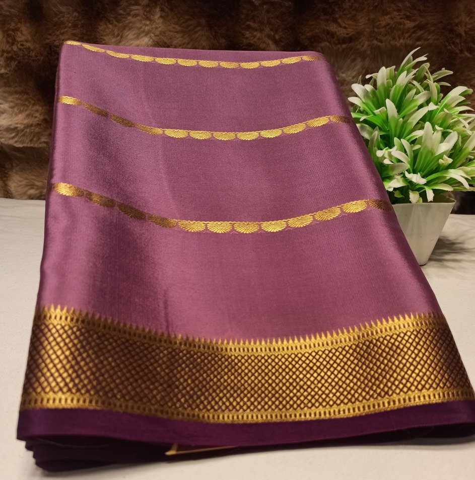 Pure Mysore Silk Saree.
