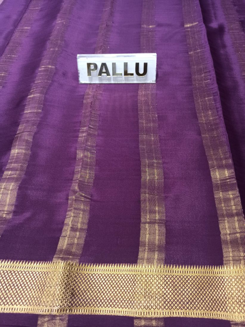 Pure Mysore Silk Saree.
