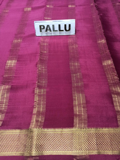Pure Mysore Silk Saree.