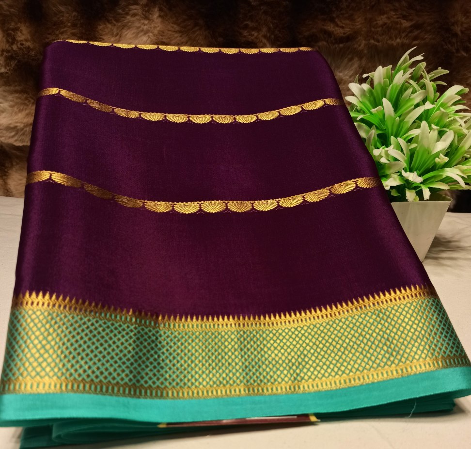Pure Mysore Silk Saree.