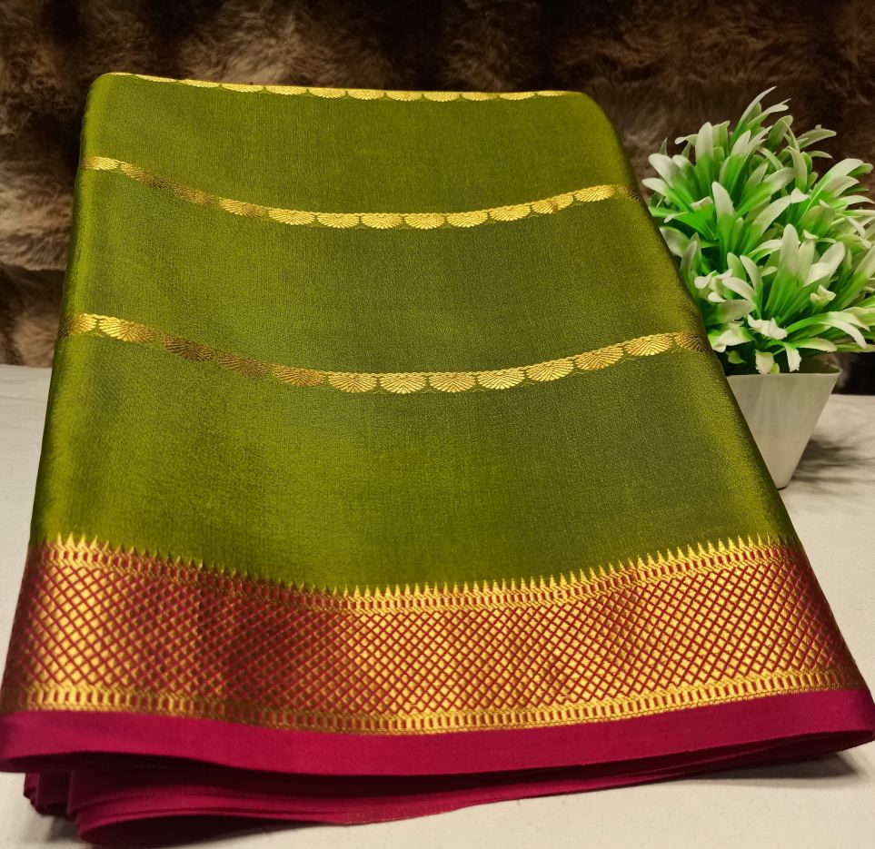 Pure Mysore Silk Saree.