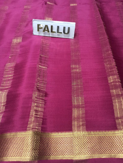 Pure Mysore Silk Saree.