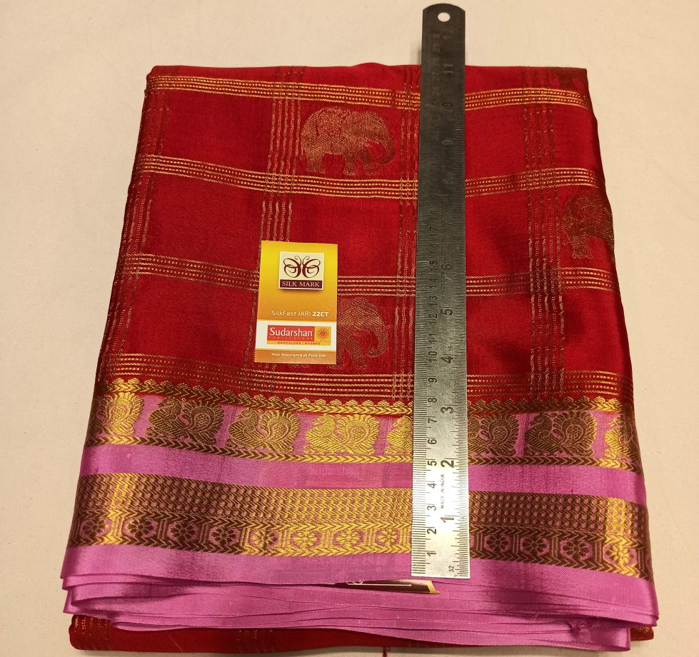 Pure Mysore Silk Saree.