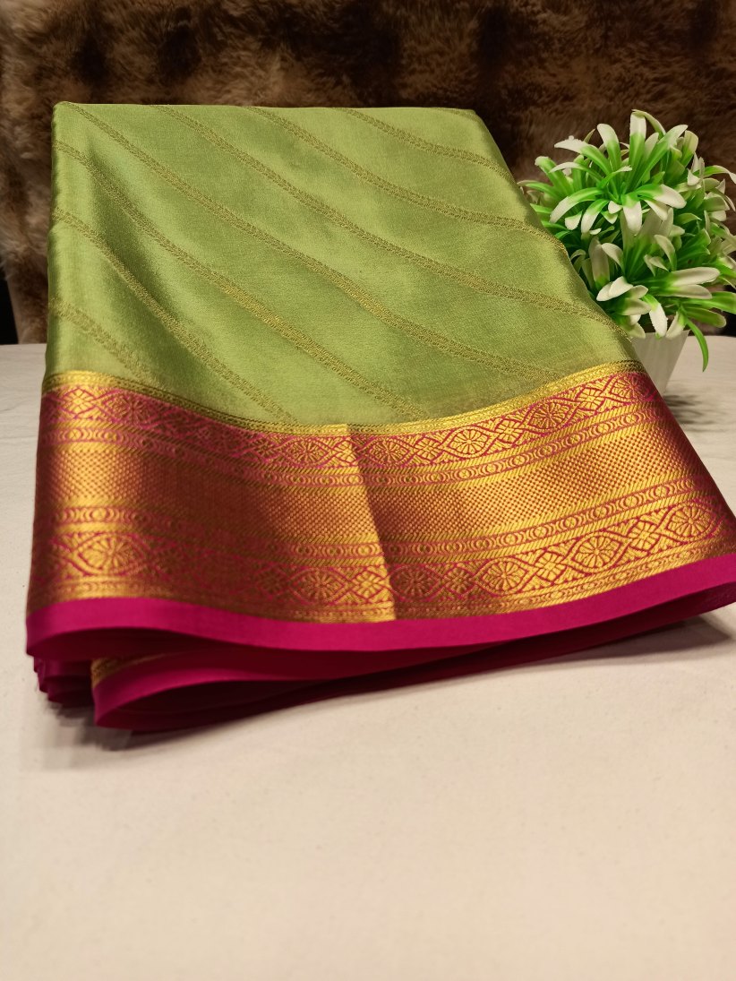 Pure Mysore Silk Saree.