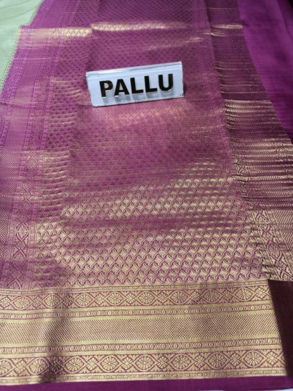 Pure Mysore Silk Saree.